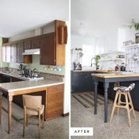Before & After: New Colors in The Kitchen