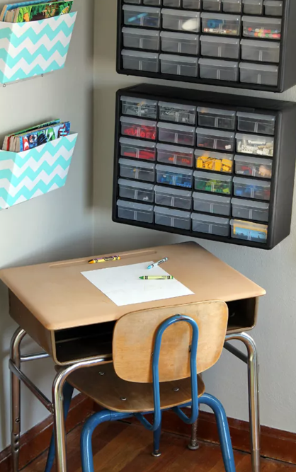 A Creative Corner for Kids with Lego Storage