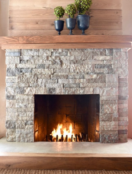 Airstone Fireplace