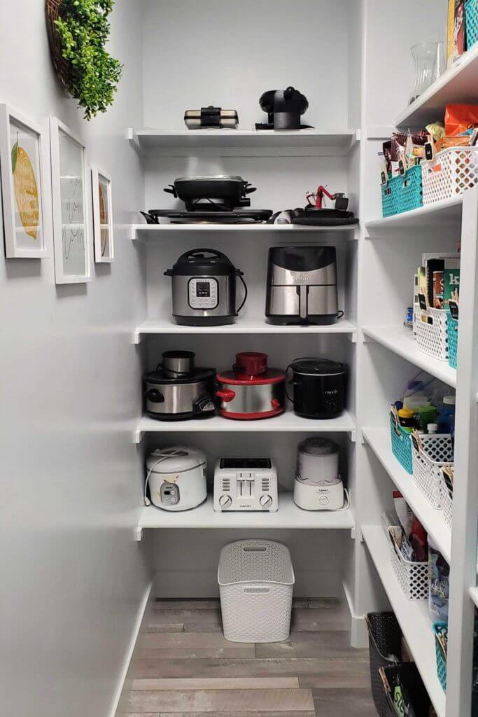 Appliance Storage in the Pantry