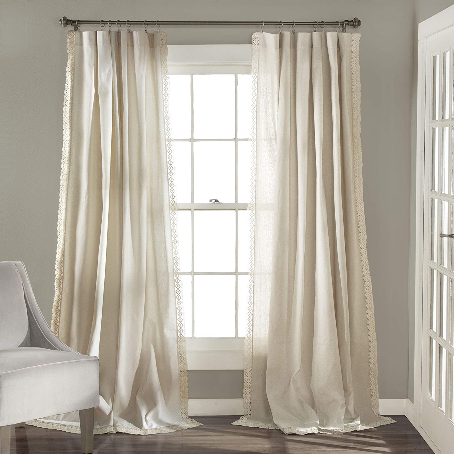 Beige Country Style Curtains