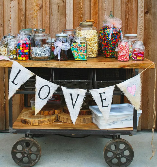 Candy Buffet on Wheels