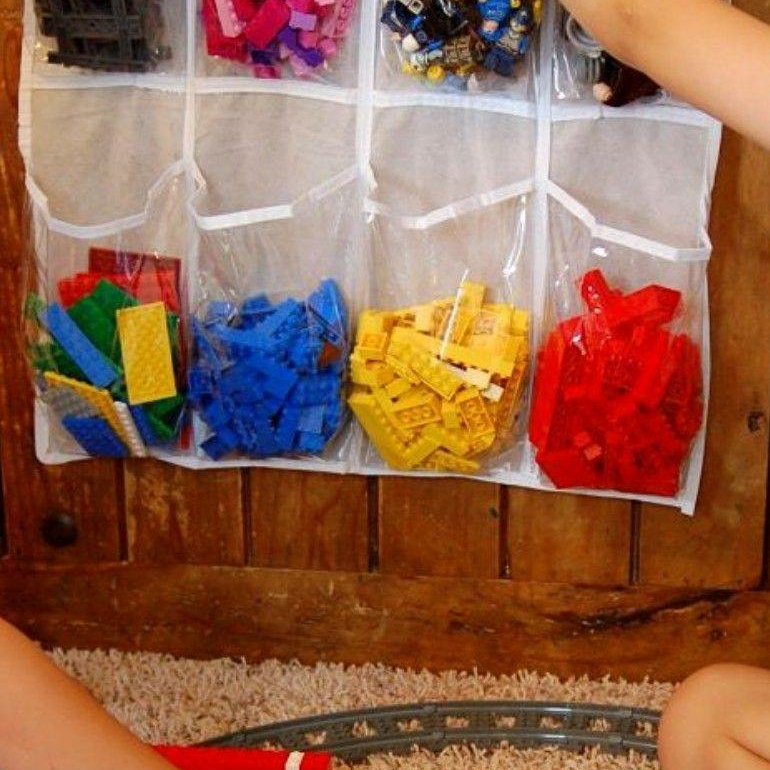 Color-Sorting Lego Hanger