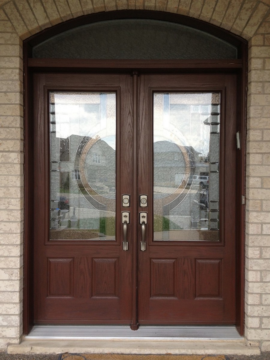 Contemporary Double Entry Doors