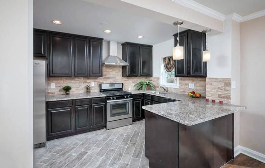 Contemporary Kitchen with Island