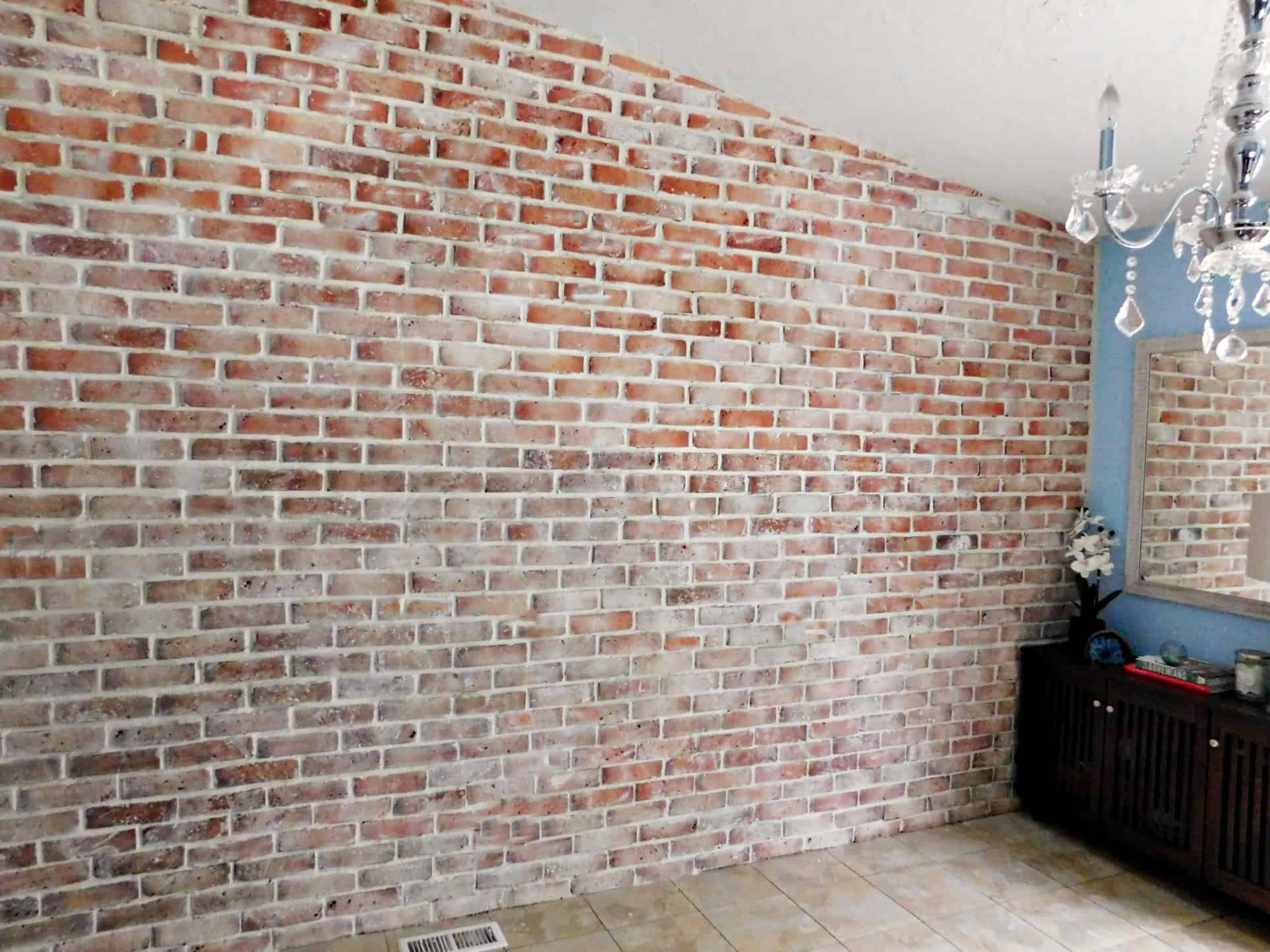 DIY Brick Feature Wall