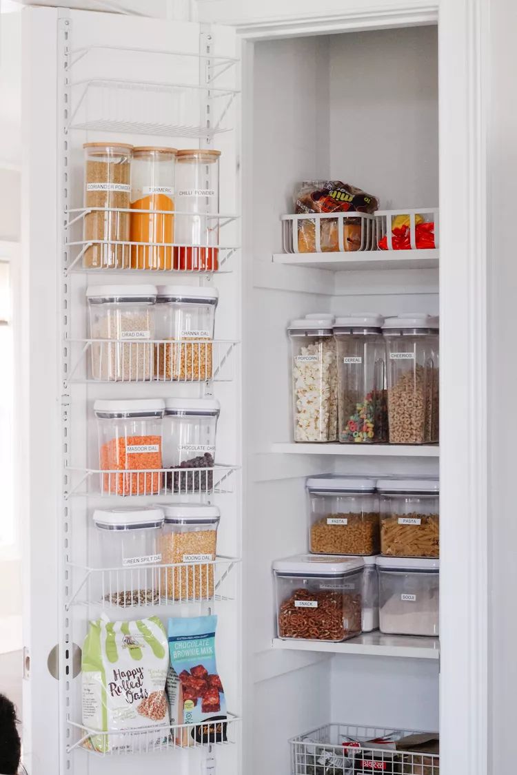 Door Shelves for Pantry Storage