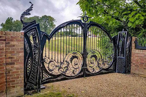 Electric Wrought Iron Gate