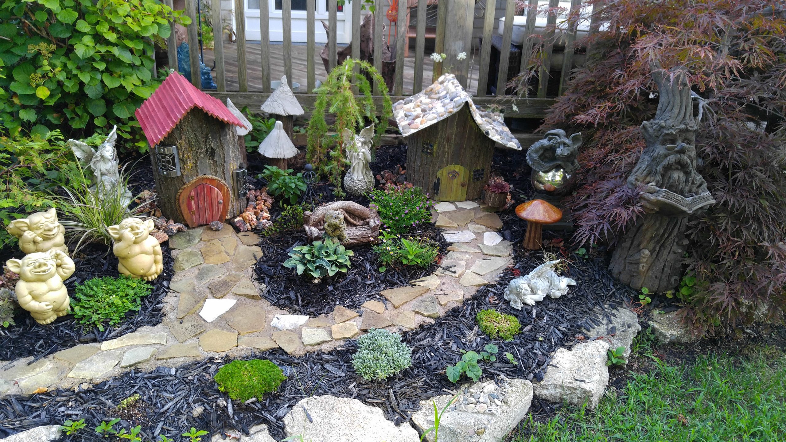 Fairy Garden in An Enchanted Forest