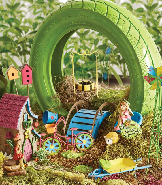 Fairy Garden of Tyres