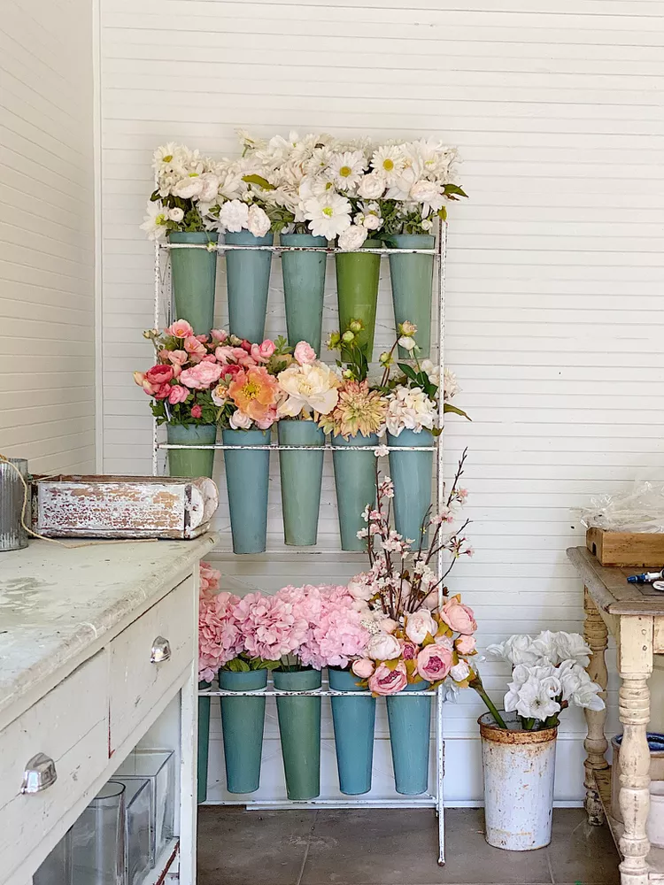 French Flower Rack