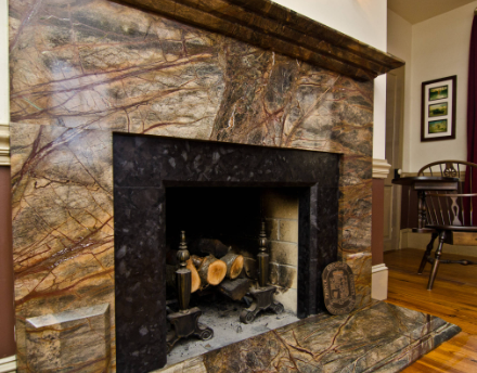 Granite Fireplace