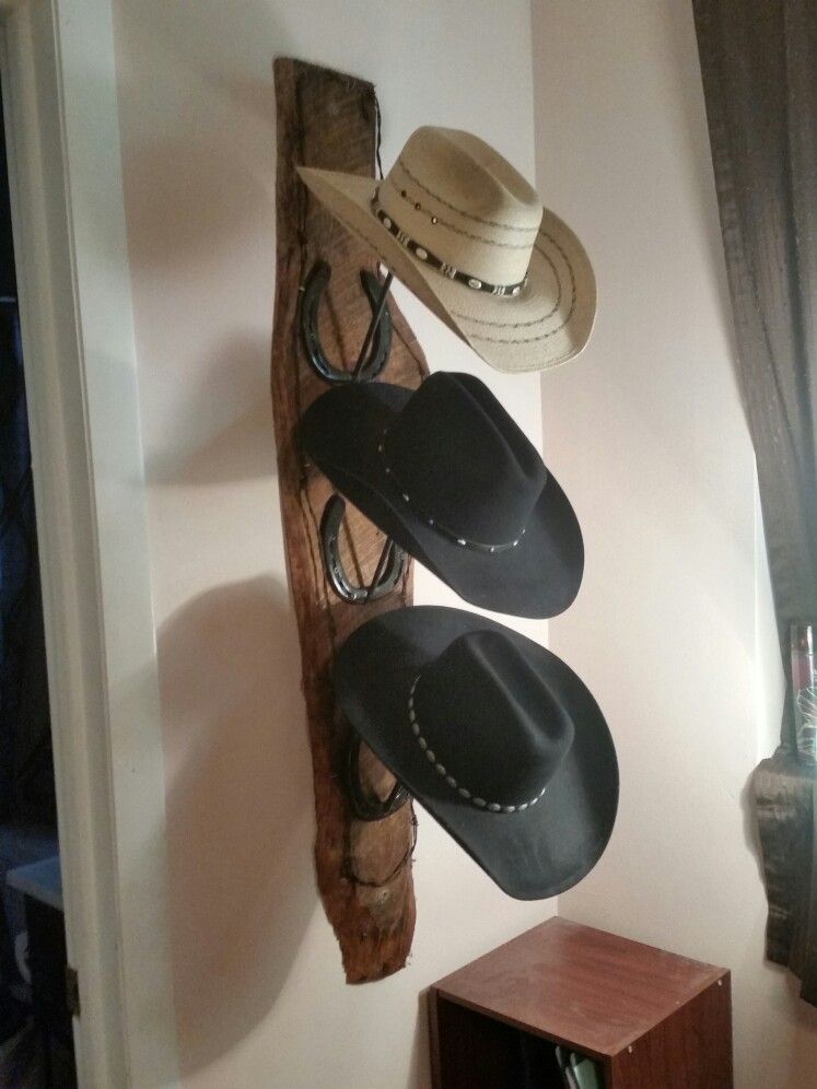 Handmade Wooden Hat Rack