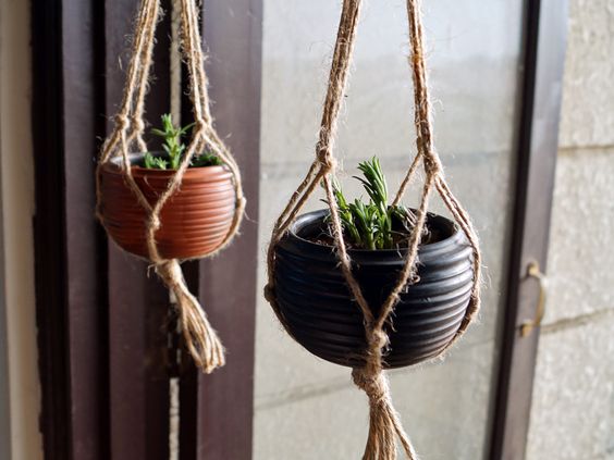 Hanging Terracotta Pots