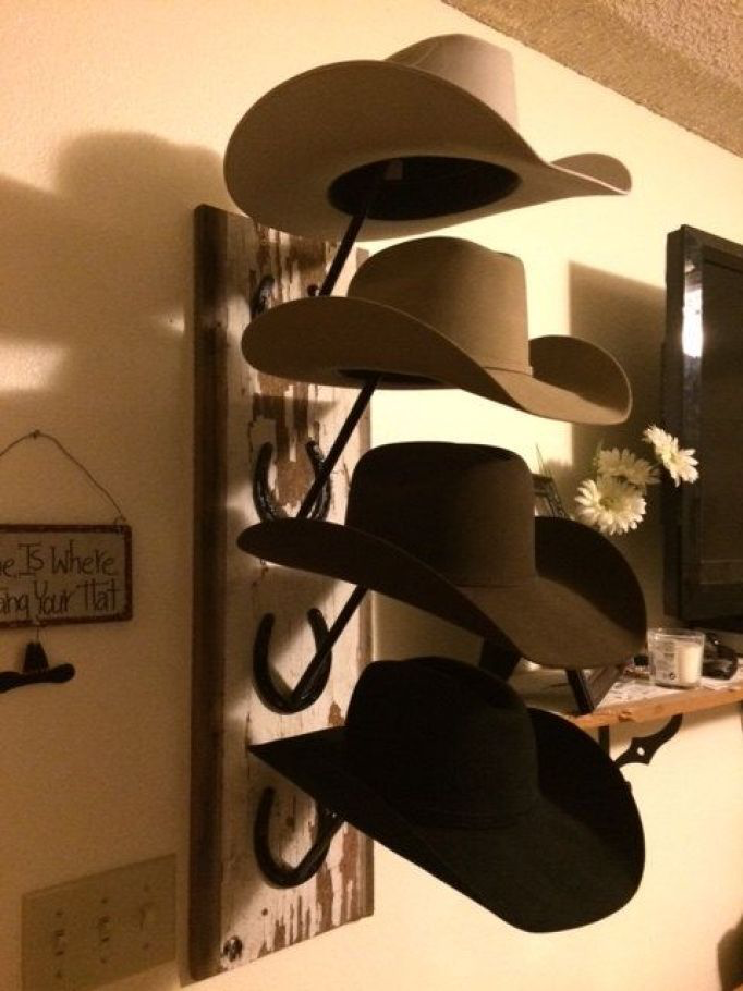 Hat Rack for Cowboy Hats
