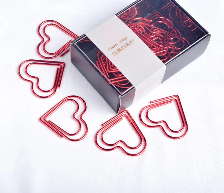 Heart-Shaped Paper Clip Bookmarks .jpg