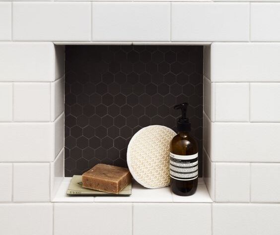 Hexagon Tile Accent Niche