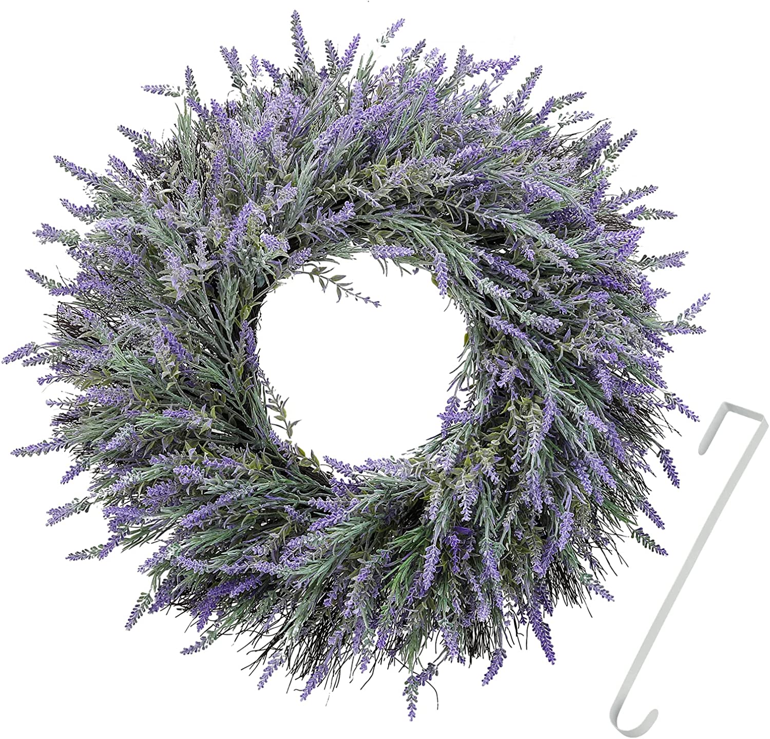 Huadanbor Artificial Lavender Wreath