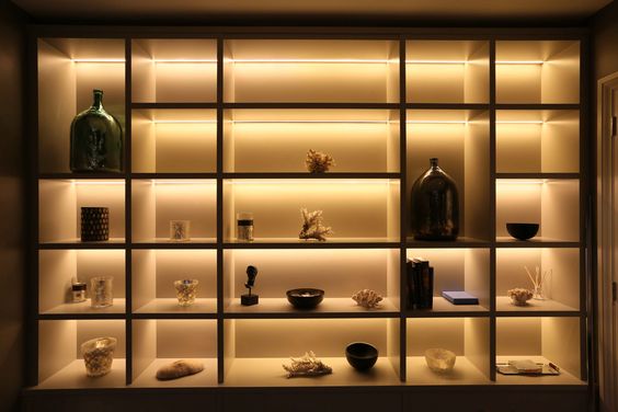 Illuminated Shelves Lighting