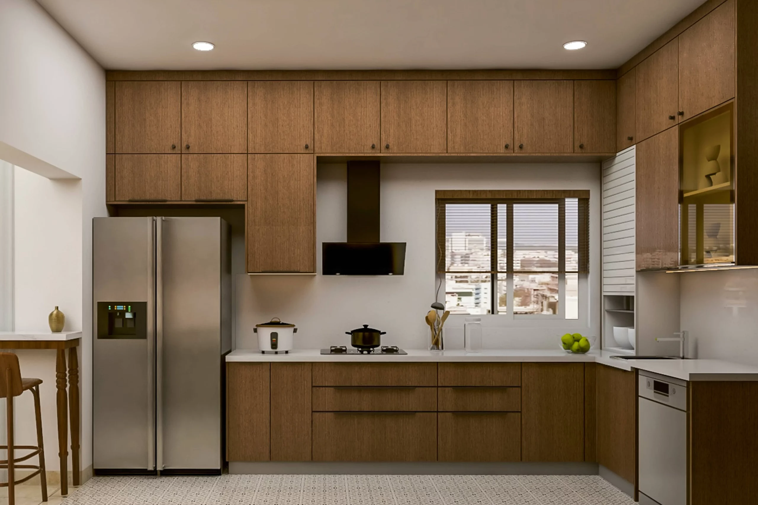 L-Shaped Kitchen