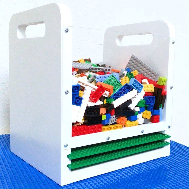 Large Fabric Bins for Lego Storage