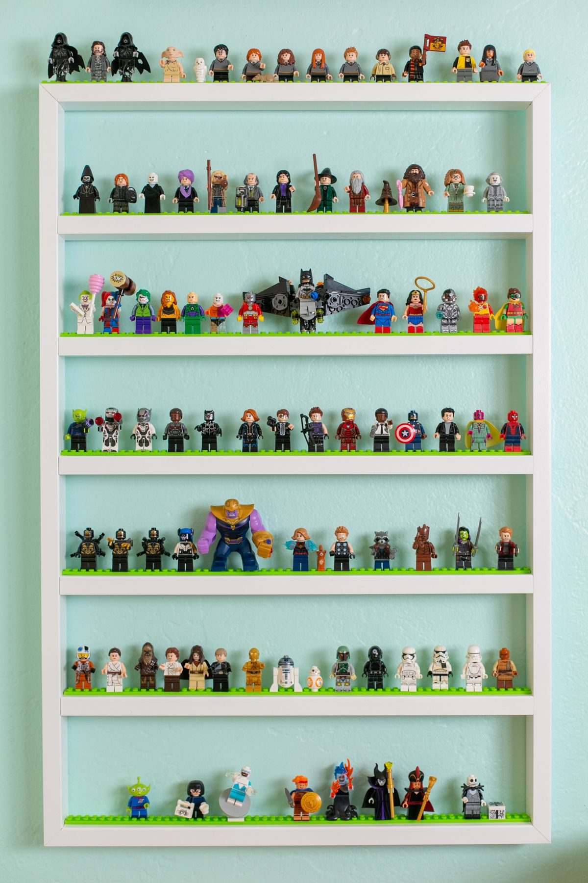 Lego Figure Storage Shelves