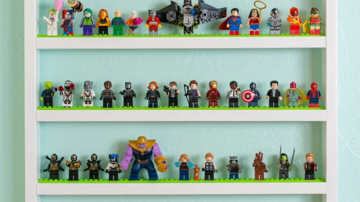 Lego Wall-Hanging Storage Display