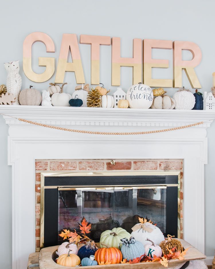 Letters Over Mantel