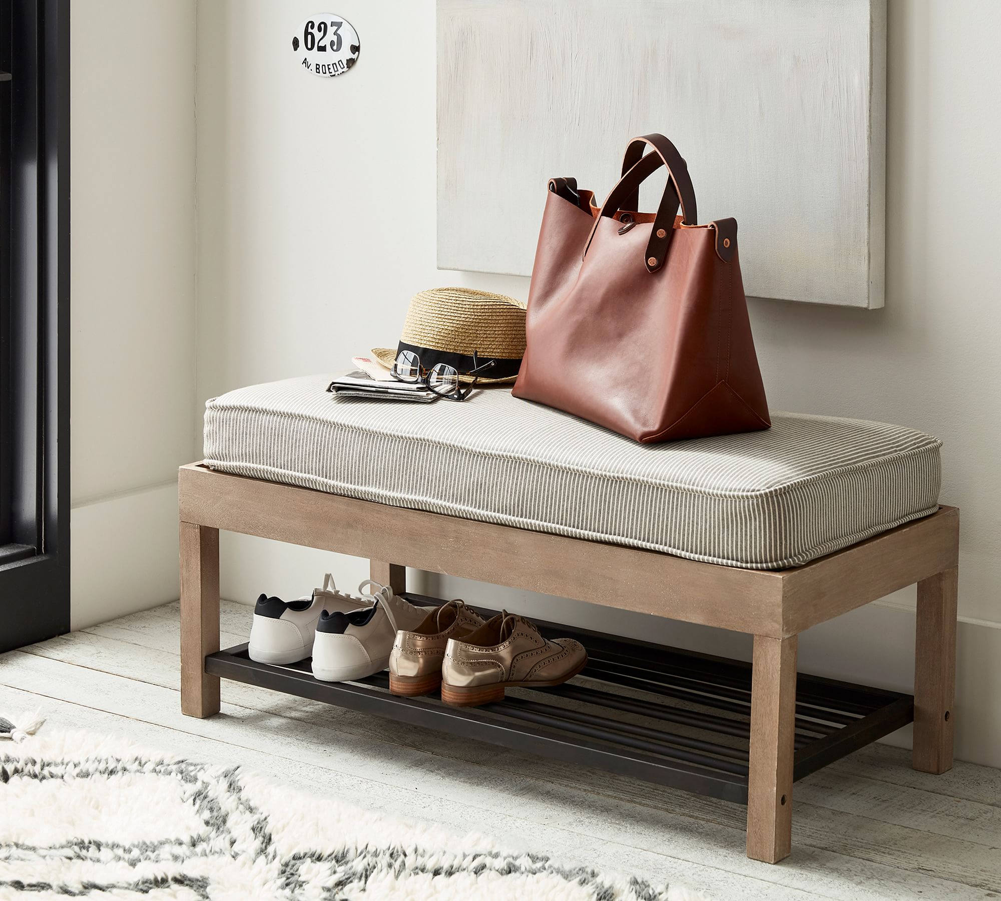 Lucy Storage Bench with Shoe Rack