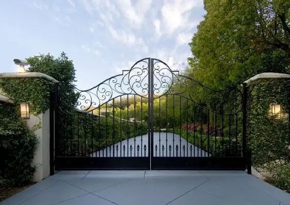 Metal Driveway Gate