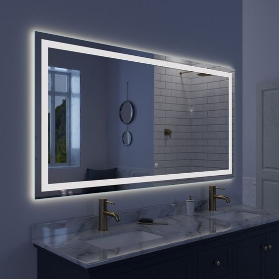 Mirror with Built-In Lighting
