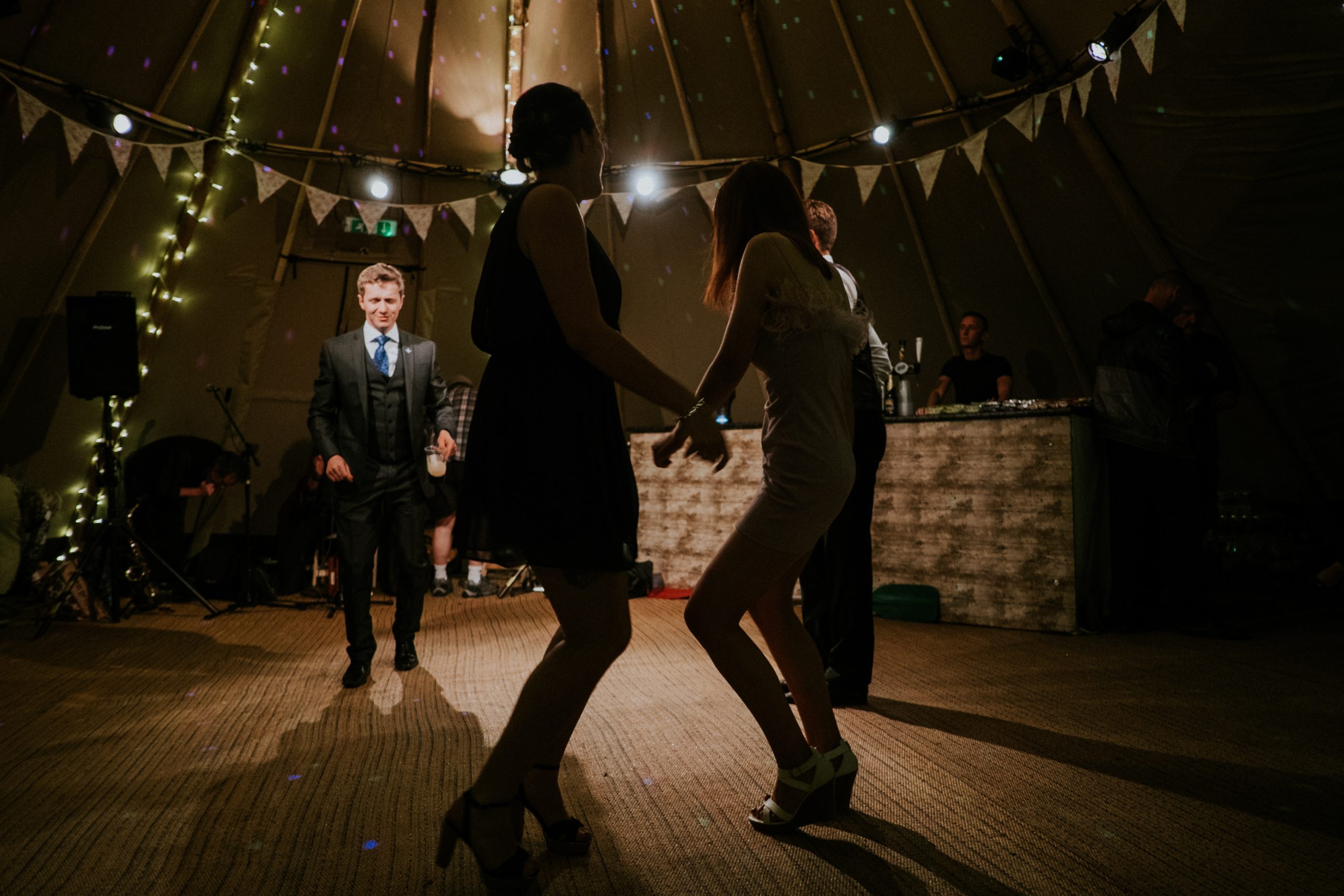 Outdoor Rustic Dance Floor