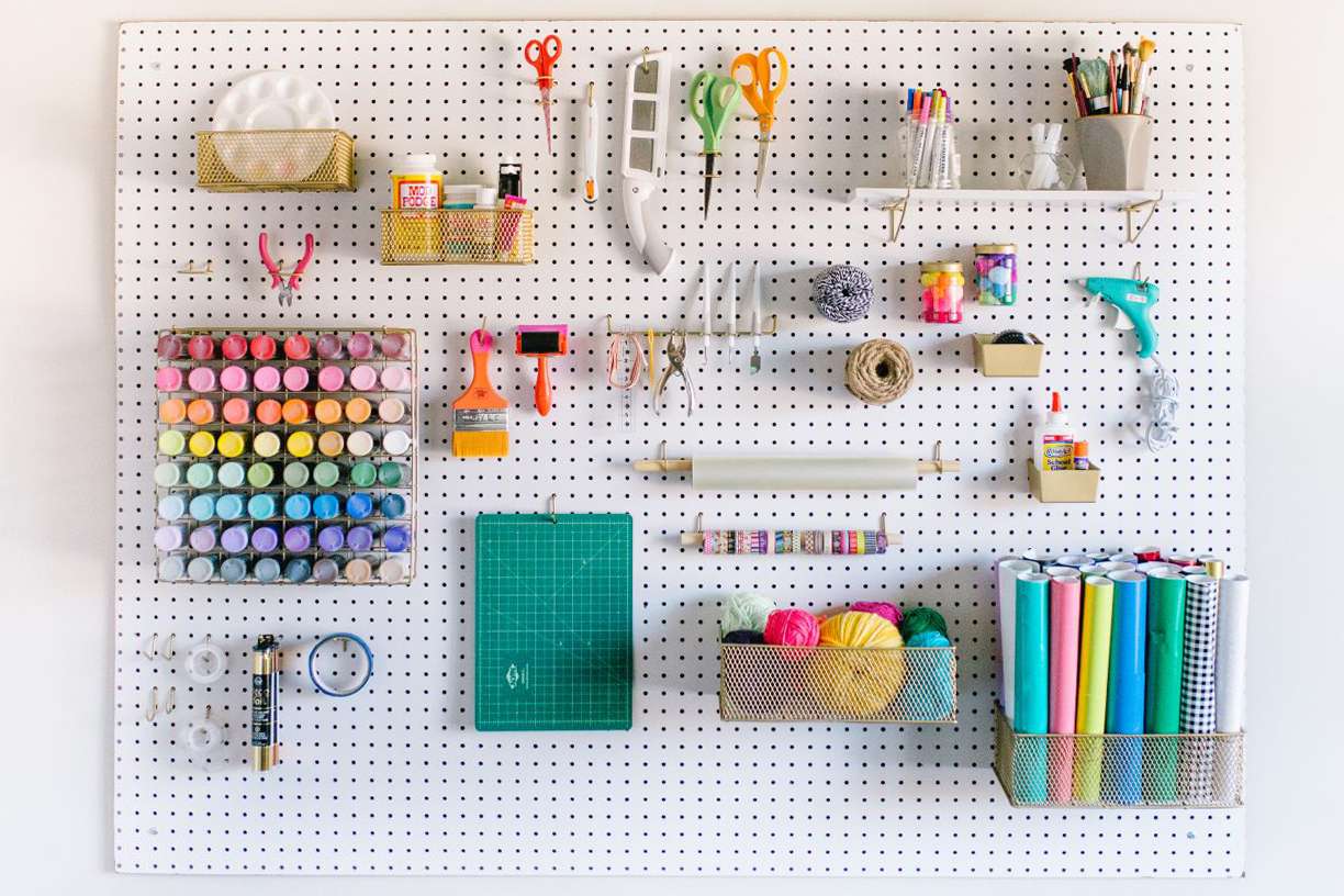 Pegboard Organization