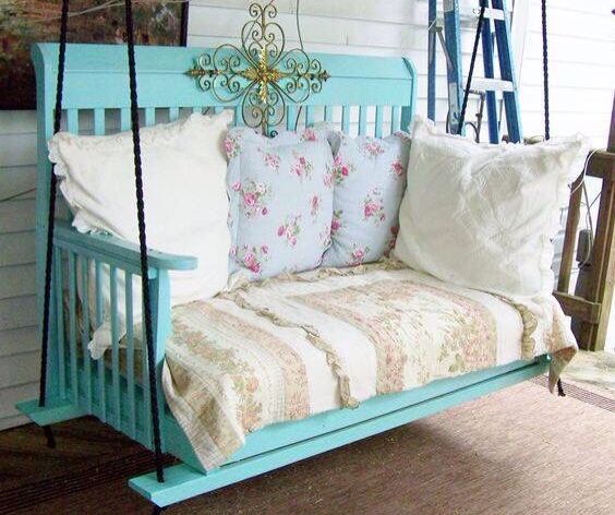 Repurposed Crib