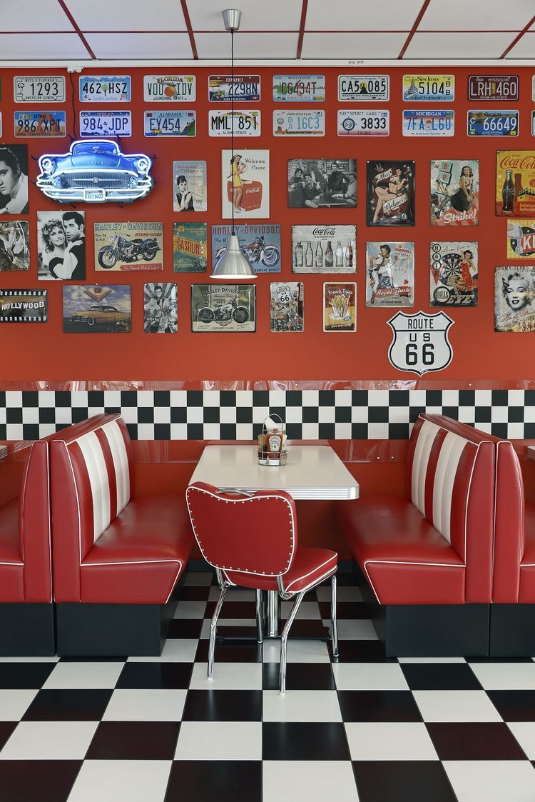 Retro Diner Bar