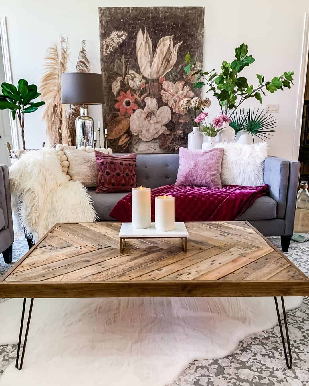 Rustic Coffee Table for a Farmhouse Feel