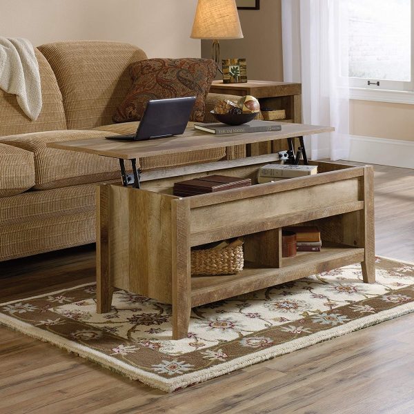 Rustic Lift-Top Coffee Table Idea