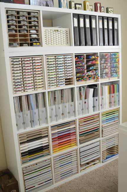 Scrapbook Paper Organizer