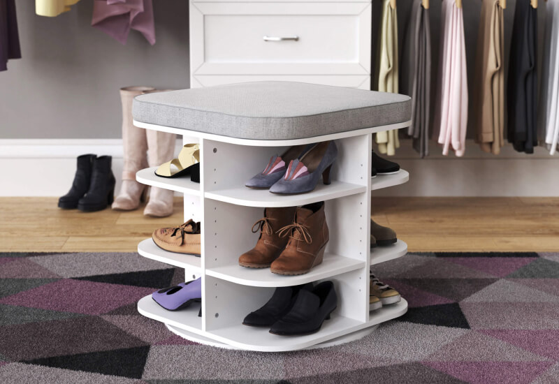 Shoe Storage Ottoman