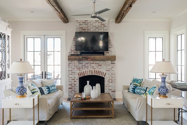 Townhouse Living Room Fireplace