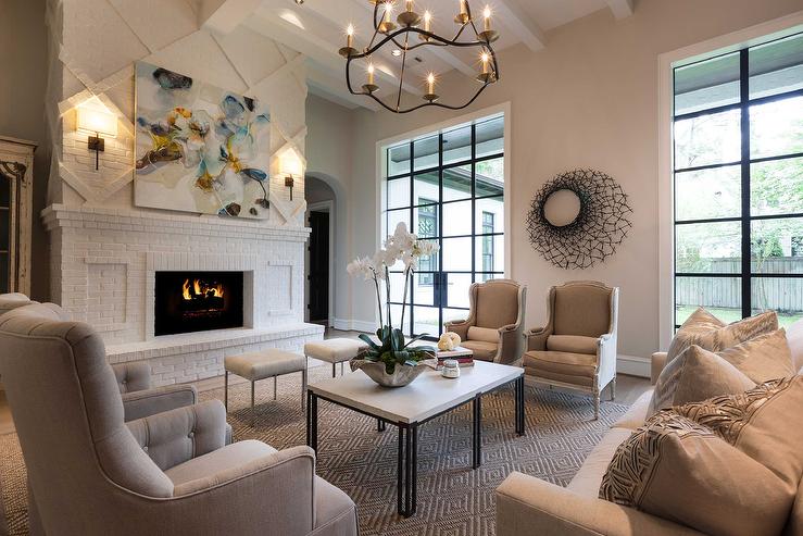 Transitional Living Room