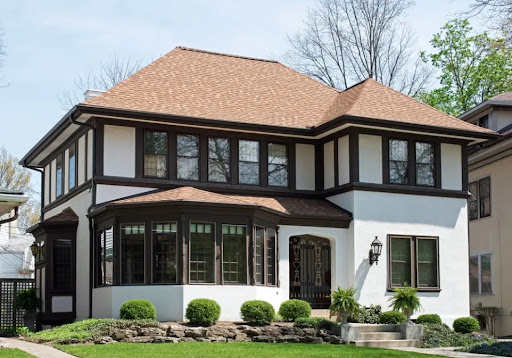 Tudor Style Suburban House