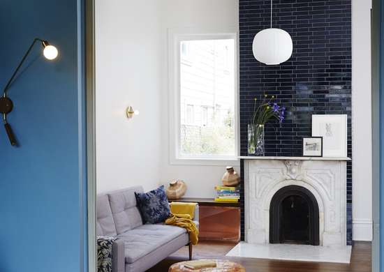 Two-Toned Fireplace