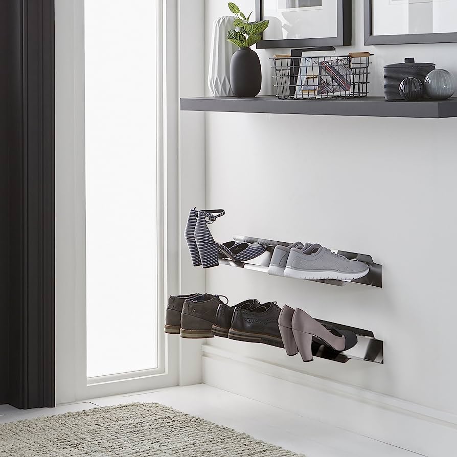 Wall-Mounted Floating Shoe Shelf