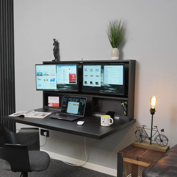 Wall Mounted Fold Down Desk