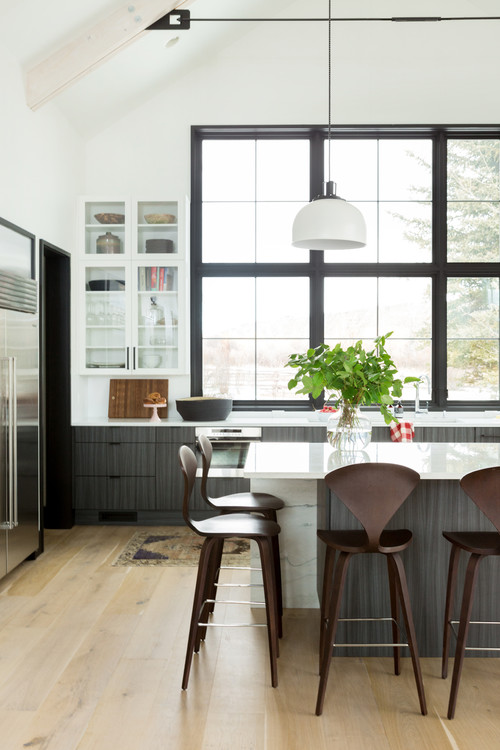 Window Trim for Farmhouse Dining Room