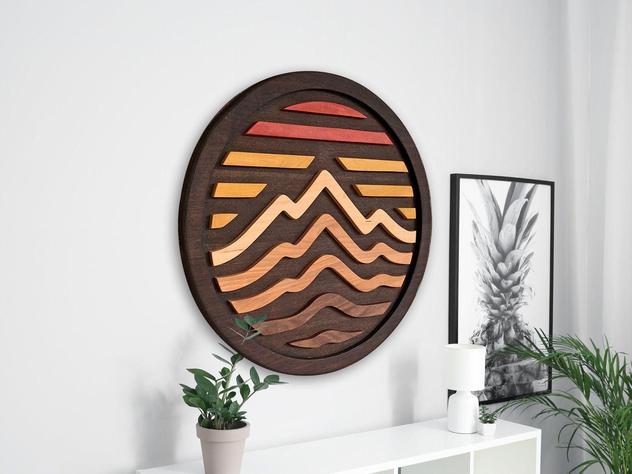 Wood-Inspired Wall Hangings