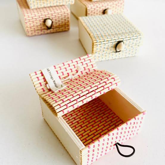 Woven Bamboo Boxes