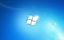 Blue Microsoft Windows 8, wallpapers